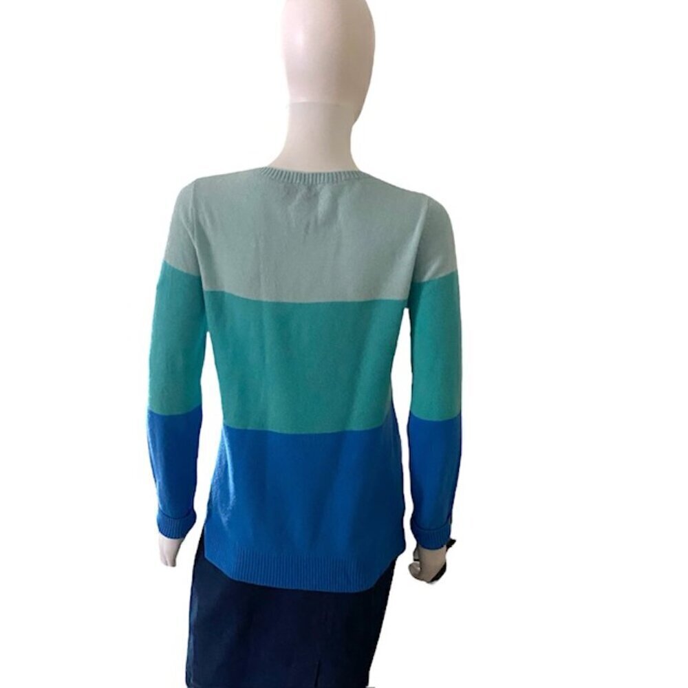 C&C California Colorblock Cashmere Sweater Medium - Picture 3 of 3